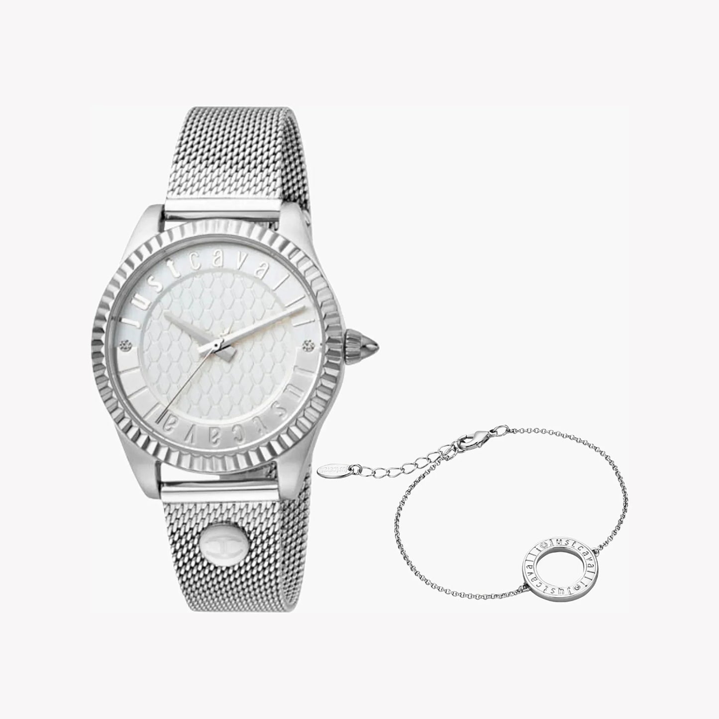 Just Cavalli Women's Silver Watch, Silver Dial | Jc1l133m0055